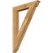 Ekena Millwork Traditional Traditional Rough Sawn Bracket, Western Red Cedar, 4"W x 28"D x 40"H BKT04X28X40TRA01RWR - alternate 1